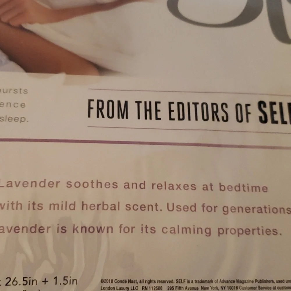 Lavender Scent Aromatherapy Spa Pillow